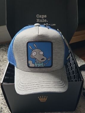 NWT OVERLORD X ROCKO'S MODERN LIFE ROCKO TRUCKER CAP